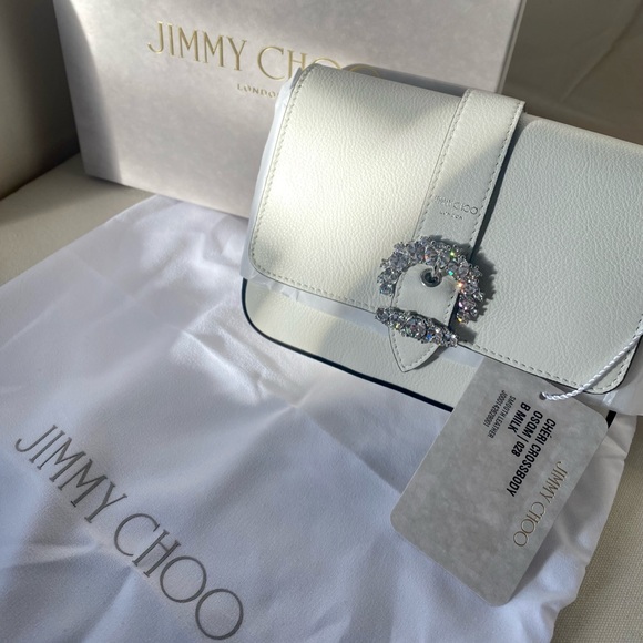SOLD!!!! BNIB Authentic JIMMY CHOO Cheri in Milk β¨π€ - Picture 5 of 6